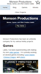 Mobile Screenshot of monsonproductions.com